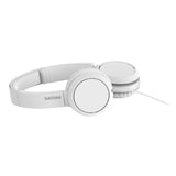 Philips 3000 Series TAH4105WT00 On-Ear Headphones with 32mm Drivers and Closed-Back Design (White)