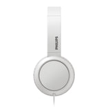 Philips 3000 Series TAH4105WT00 On-Ear Headphones with 32mm Drivers and Closed-Back Design (White)