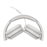 Philips 3000 Series TAH4105WT00 On-Ear Headphones with 32mm Drivers and Closed-Back Design (White)
