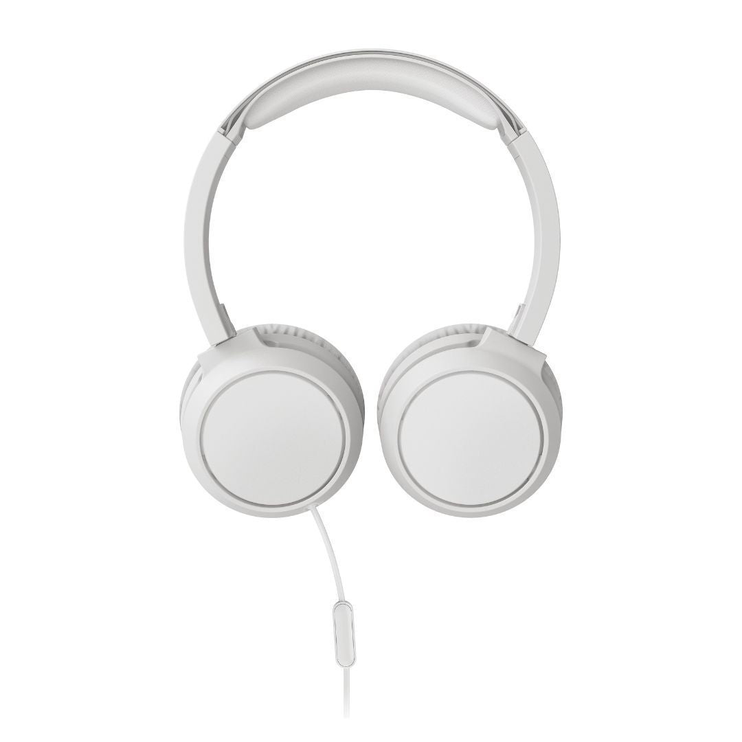 Philips 3000 Series TAH4105WT00 On-Ear Headphones with 32mm Drivers and Closed-Back Design (White)