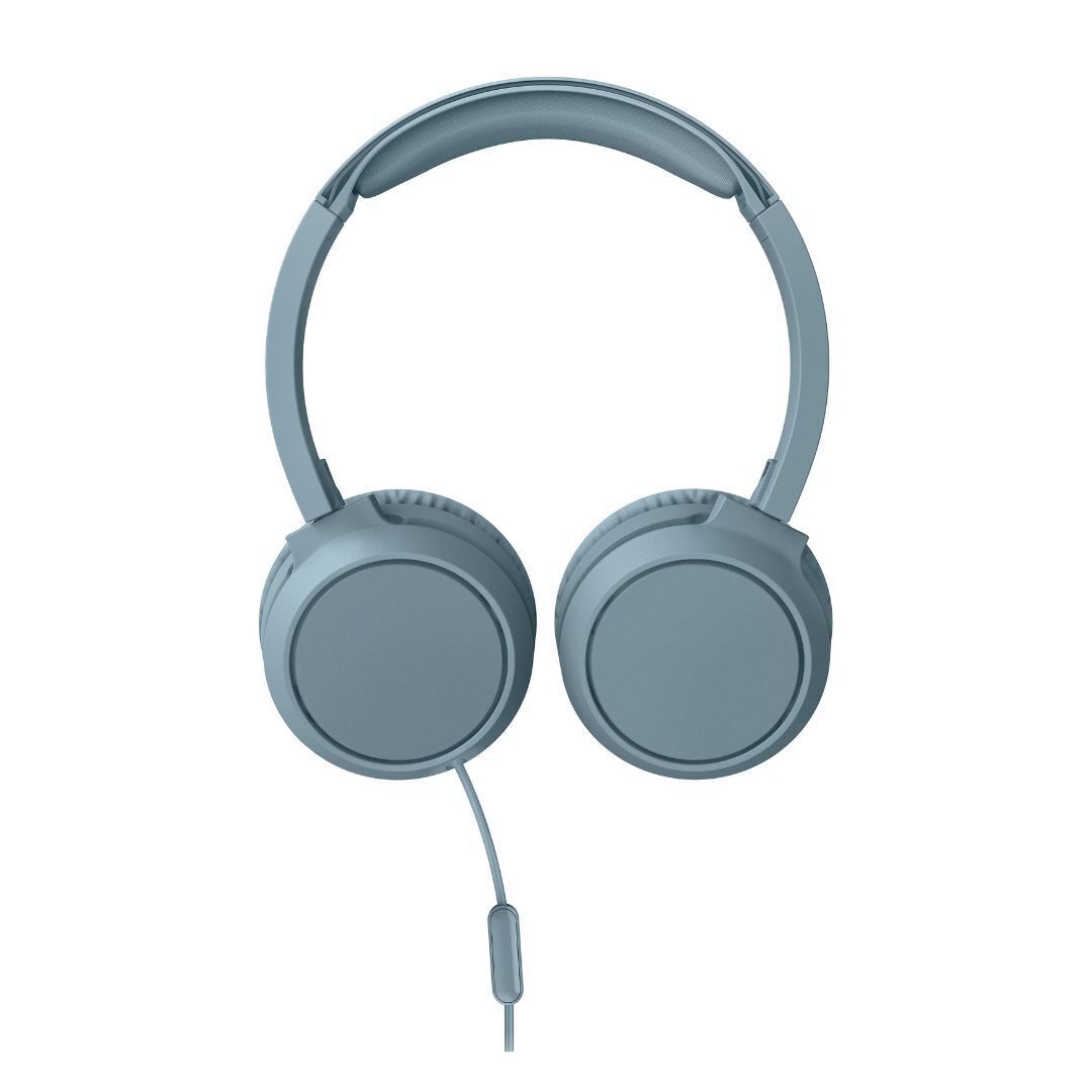 Philips 3000 Series TAH4105BL00 On-Ear Headphones with 32mm Drivers and Closed-Back Design (Blue)