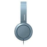 Philips 3000 Series TAH4105BL00 On-Ear Headphones with 32mm Drivers and Closed-Back Design (Blue)