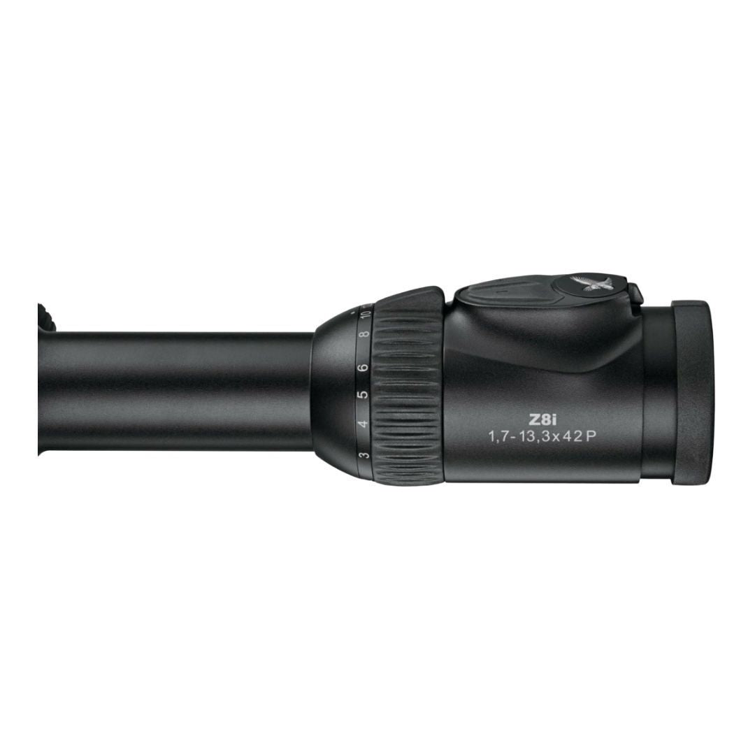 SWAROVSKI OPTIK 1.7-13.3x42 P L Z8i Riflescope with FlexChange 4A-IF Reticle (Matte Black)