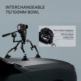 Tilta Hydra Articulating Car Mounting System with 75mm Bowl Head and Lightweight Design (Black)