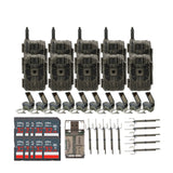 Stealth Cam 40MP Deceptor Max Cellular Trail Camera (10-Pack) with Solar Pack (10-Pack) Bundle