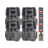 Browning Trail Cameras Strike Force Pro DCL Nano 26MP Trail Camera (4-Pack) with Card Reader Bundle
