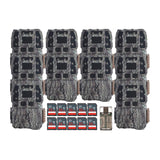 Browning Trail Cameras Strike Force Pro DCL Nano 26MP Trail Camera (10-Pack) with Card Reader Bundle