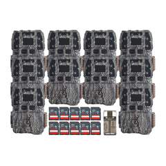 Browning Trail Cameras Strike Force Pro DCL Nano 26MP Trail Camera (10-Pack) with Card Reader Bundle