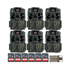 Browning Trail Cameras Dark Ops FHDR 26MP Night Vision Camera (6-Pack) with 6 x Memory Card Bundle