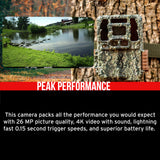Browning Trail Cameras Dark Ops FHDR 26MP Night Vision Camera (6-Pack) with 6 x Memory Card Bundle