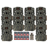Browning Trail Cameras Strike Force FHDR (10-Pack) with 10 x 32GB Memory Card and Card Reader Bundle