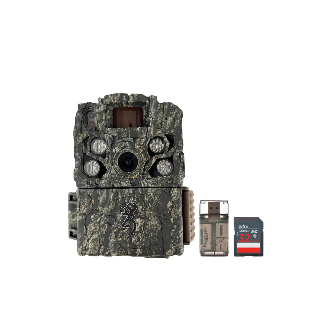 Browning Trail Cameras Strike Force FHDR with Gen 2 Night Optics System with Memory Card Bundle