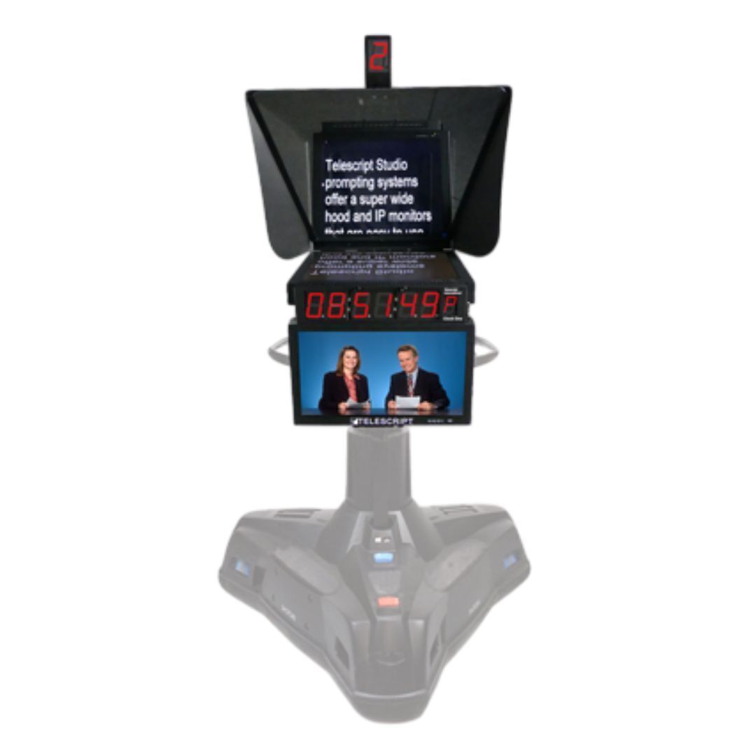 Telescript Expert-170-NDI Teleprompter System with 17-Inch Prompter Monitor with Mount
