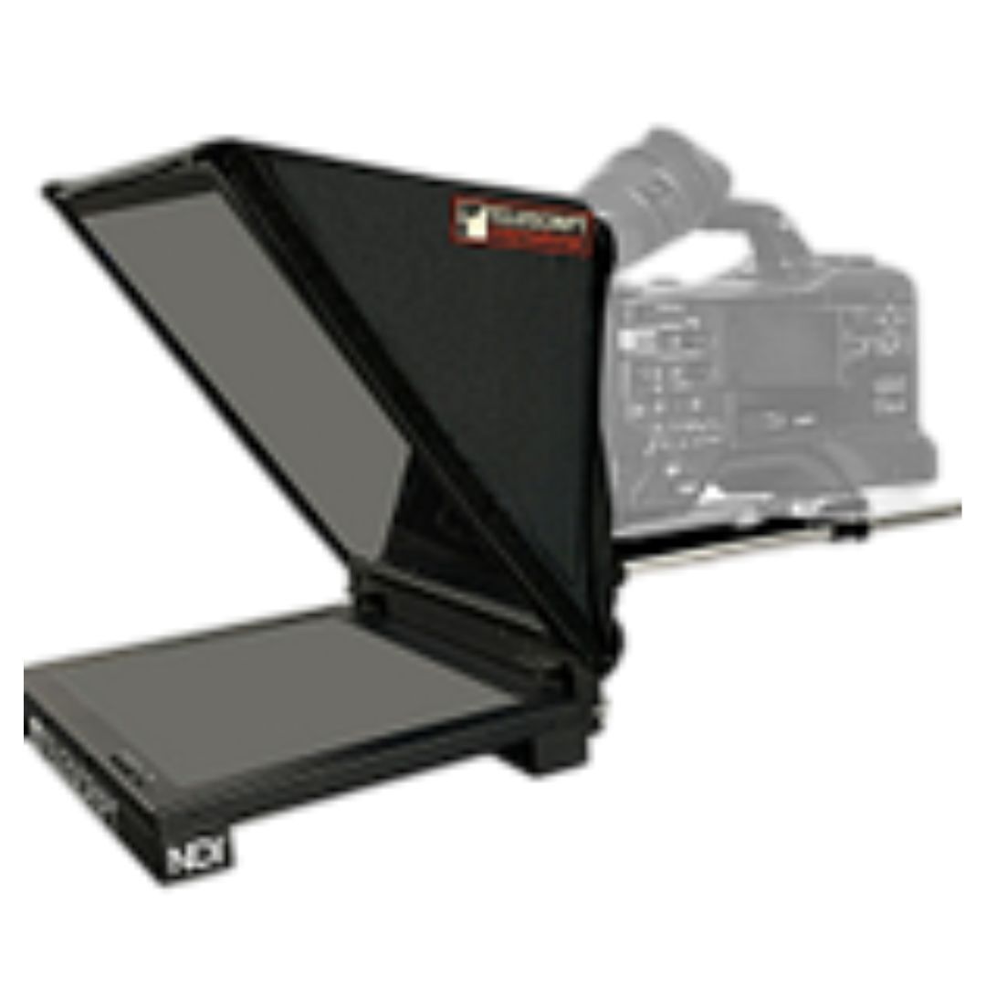 Telescript FPS-170F-NDI Fold and Go Teleprompter System with 17-Inch Highbright Monitor and NDI