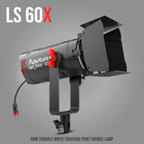 Aputure LS 60X Bi-Color Focusing LED with Light Dome Mini III Softbox Bundle