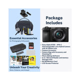 Sony Alpha 6700 APS-C Mirrorless Camera with 16-50mm lens with Mug, Photo Editing Software Bundle