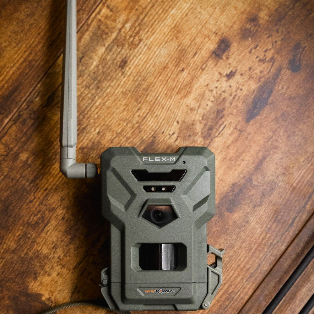 Spypoint Flex M Twin Pack 28MP Cellular Trail Cameras (2-Pack) with 4 x 32GB Memory Card Bundle
