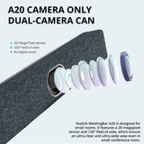 Yealink A20 MeetingBar and CTP18 Collaboration Touch Panel with Microfiber Cleaning Cloth Bundle