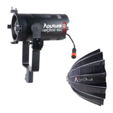 Aputure LS 60X Bowen's Mount Compatible Bi-Color Focusing LED and Light Dome III Softbox Bundle