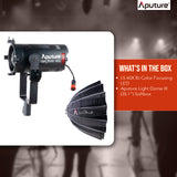 Aputure LS 60X Bowen's Mount Compatible Bi-Color Focusing LED and Light Dome III Softbox Bundle