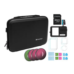 Knox Gear Portable Storage and Carrying Case for DJI Osmo Action 3, 4, and 5 Cameras Bundle