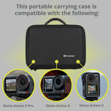 Knox Gear Portable Storage and Carrying Case for DJI Osmo Action 3, 4, and 5 Cameras Bundle