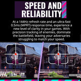 Cooler Master 34-Inch 1500R Curved ARGB UWQHD 3440x1440 Gaming Monitor with Wide Color Gamut Bundle