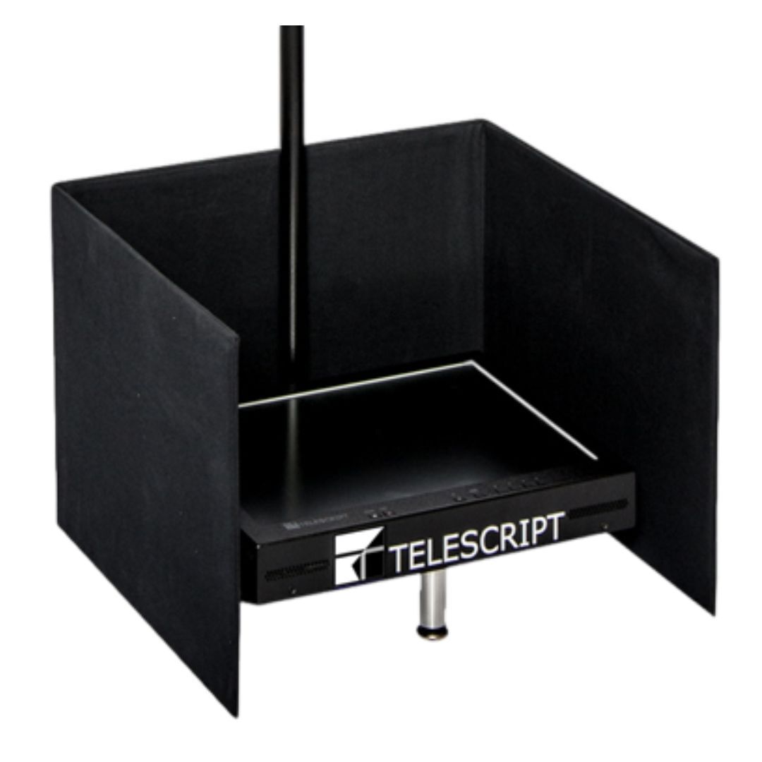 Telescript PRS-190-NDI 19-Inch Public Speaking System with Carry Case and Monitor (Black, 2-Pack)