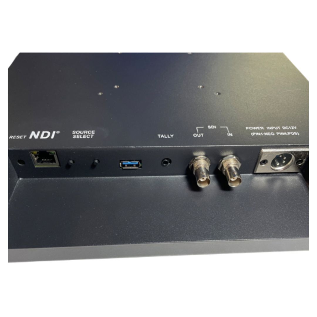 Telescript 12.1-Inch 1000 Nits IP Teleprompter Monitor with Browser Based NDI User Interface (Black)