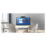 AVer VB130 4K Video Collaboration Bar with Adjustable 5-Level Fill Lighting (Black and White)