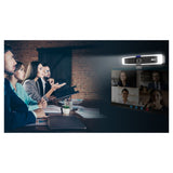 AVer VB130 4K Video Collaboration Bar with Adjustable 5-Level Fill Lighting (Black and White)