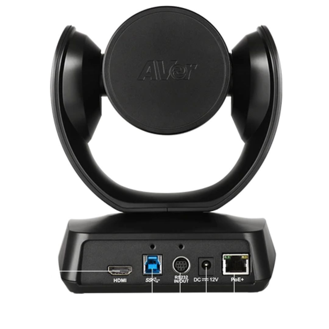 AVer CAM520 Pro3 Enterprise Grade Full HD PTZ Video Conferencing Camera with 8M Pixel Sensor (Black)