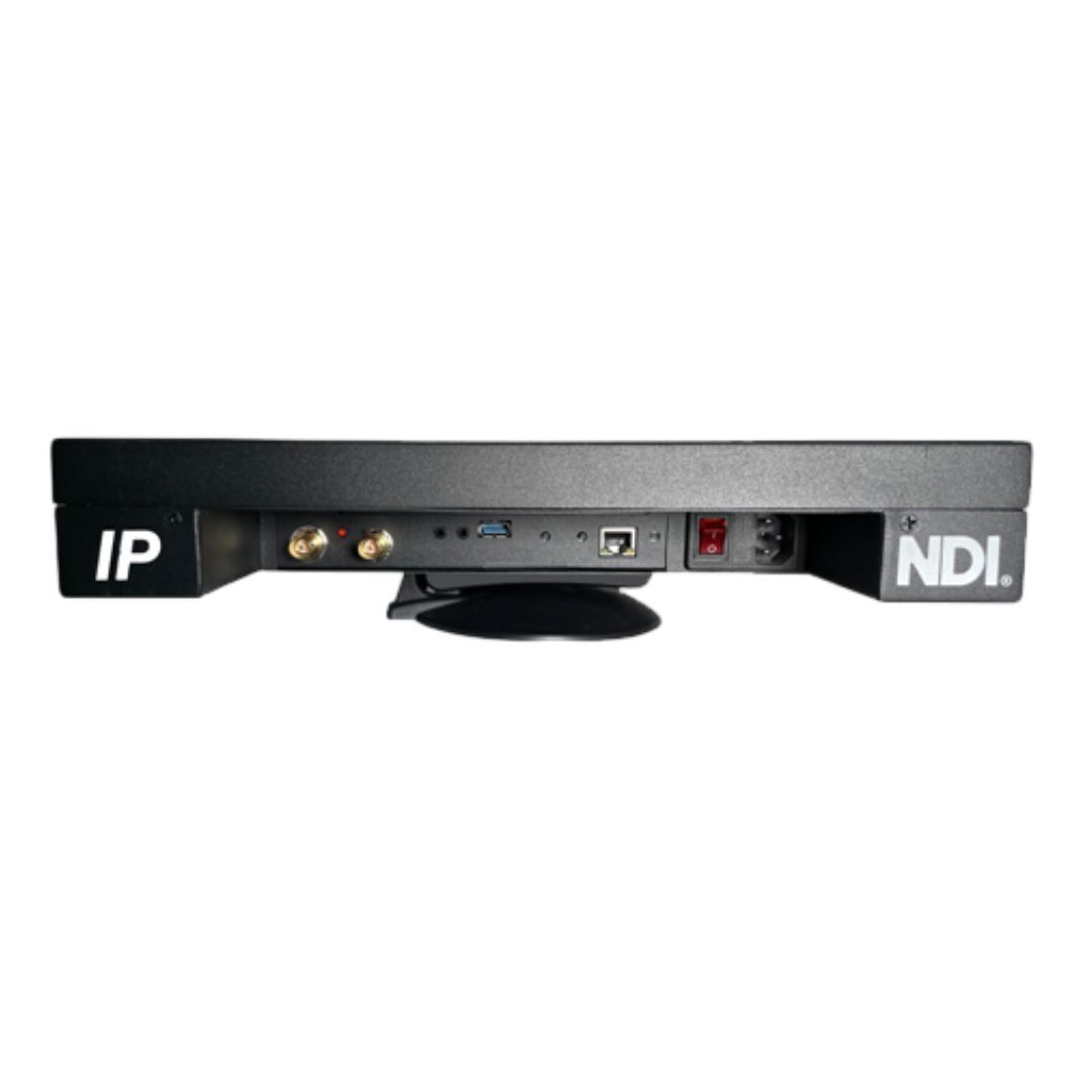 Telescript 24-Inch 4K NDI Certified IP Monitor with Desktop Stand, 12G-SDI, HDMI, and Analog Inputs