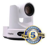PTZOptics Link 4K UHD CMOS Sensor 12x Indoor Dante-Enabled Camera with Auto-Tracking (White)