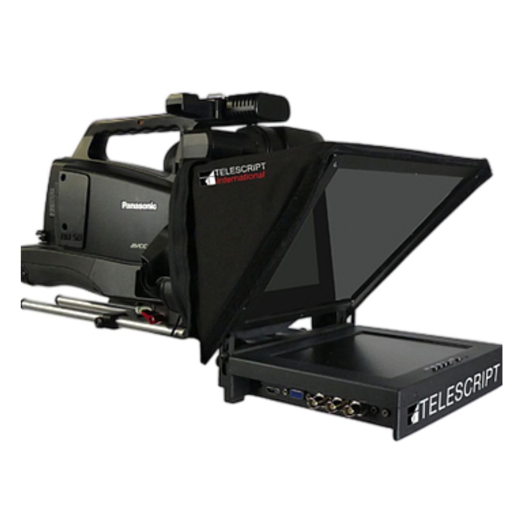 Telescript DV8-SDI Fold and Go Lightweight Teleprompter System with 8.4-Inch Highbrite Monitor