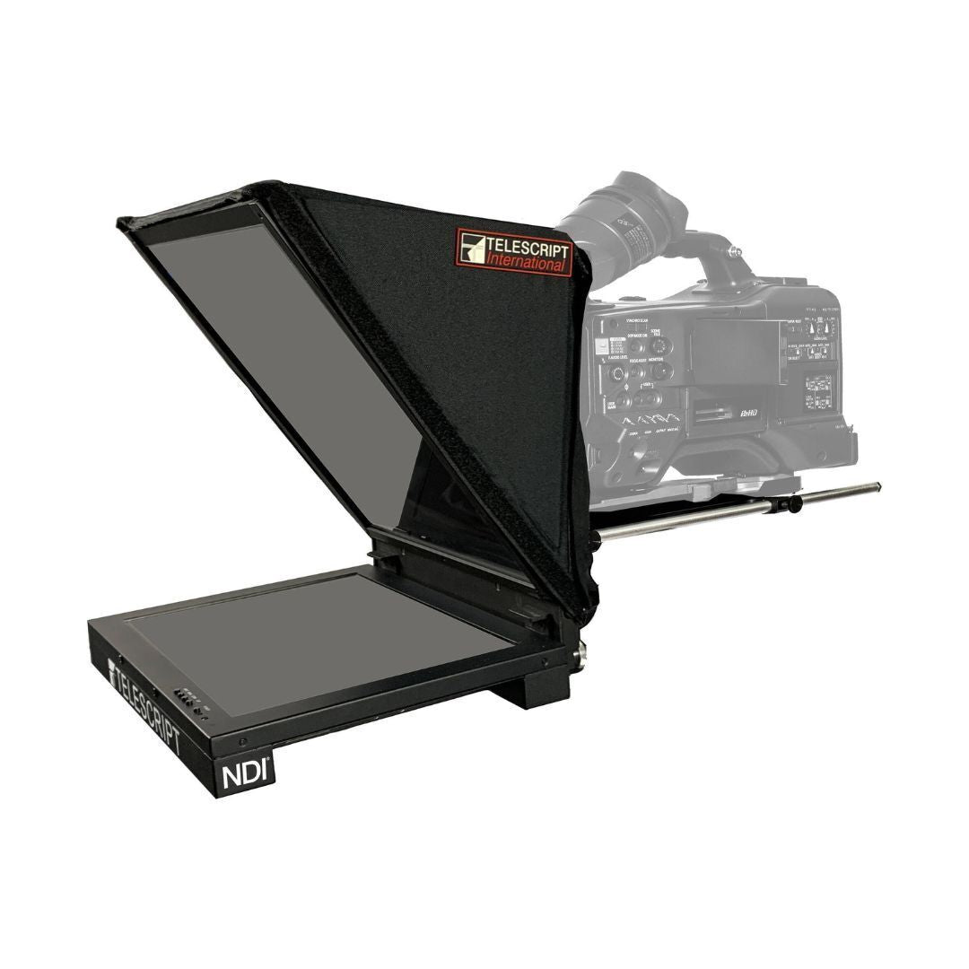 Telescript FPS-190F-SDI Portable Fold and Go Teleprompting System with 19-Inch Highbright Monitor