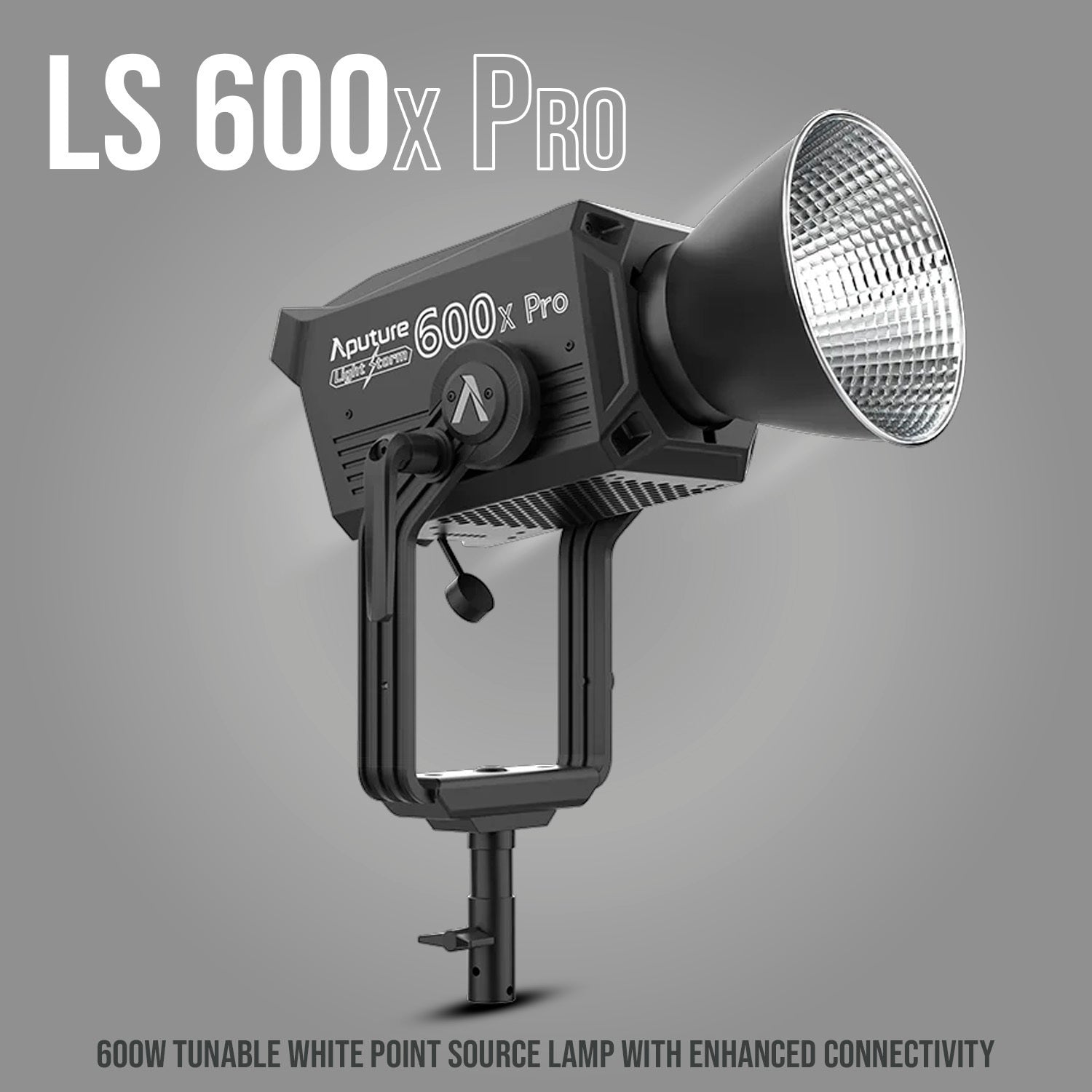 Aputure Light Storm 600X Pro (V-Mount) with Aputure F10 Fresnel
