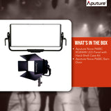 Aputure Nova P600C RGBWW LED Panel with Hard-Shell Case Kit with Aputure Nova P600C Barn Door Bundle