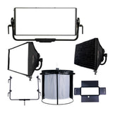 Aputure Nova P600C RGBWW LED Panel with Hard-Shell Case Kit with Dual Head Yoke and Barn Door Bundle