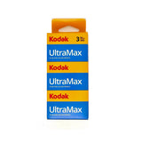 Kodak Ultra Max 400 Carded Vertical Film with 35mm Film Format and 36 Exposures (3-Pack)