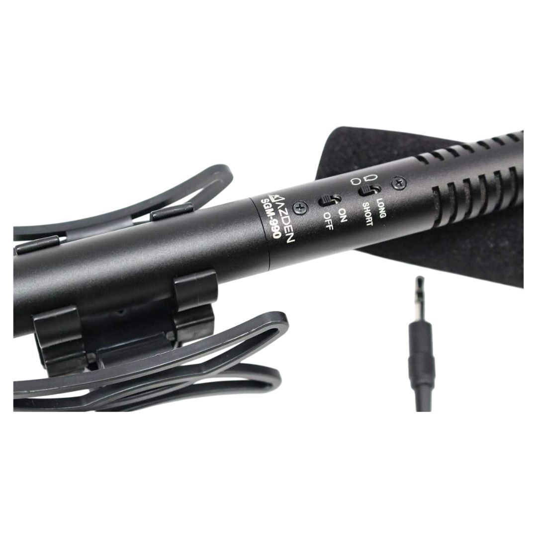 Azden SGM-990+I Smart Phone Compatible Shotgun Microphone