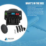 Honeycomb Aeronautical Bravo Throttle Quadrant, Flap Kit for Bravo Throttle and GA Trim Bundle