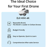 DJI Mini 4K Drone with 4K UHD Camera for Adults with 3-Axis Gimbal Stabilization