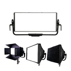 Aputure Nova P600C RGBWW LED Panel with Hard-Shell Case Kit with P600C Barn Door and Softbox Bundle