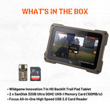 Wildgame Innovation 7-Inch HD Touchscreen Compact Trail Pad Tablet with Memory Card (2-Pack) Bundle