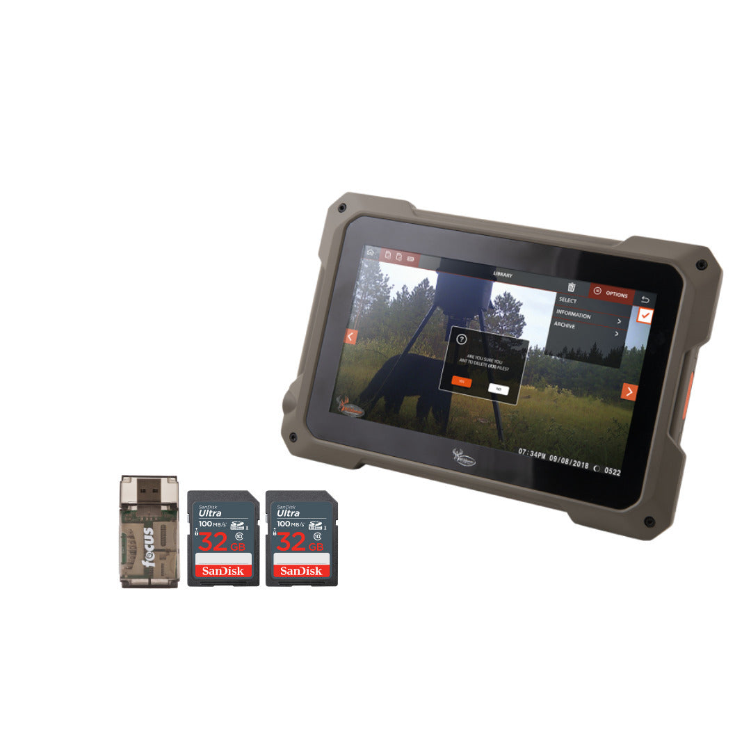 Wildgame Innovation 7-Inch HD Touchscreen Compact Trail Pad Tablet with Memory Card (2-Pack) Bundle