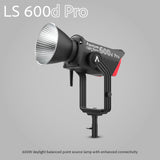 Aputure LS600D Pro Daylight LED Light (V-Mount) with Aputure F10 Fresnel and F10 Barndoors Bundle