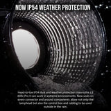 Aputure LS 600C Pro II RGB LED Monolight (A-Mount) with Aputure F10 Fresnel and F10 Barndoors Bundle