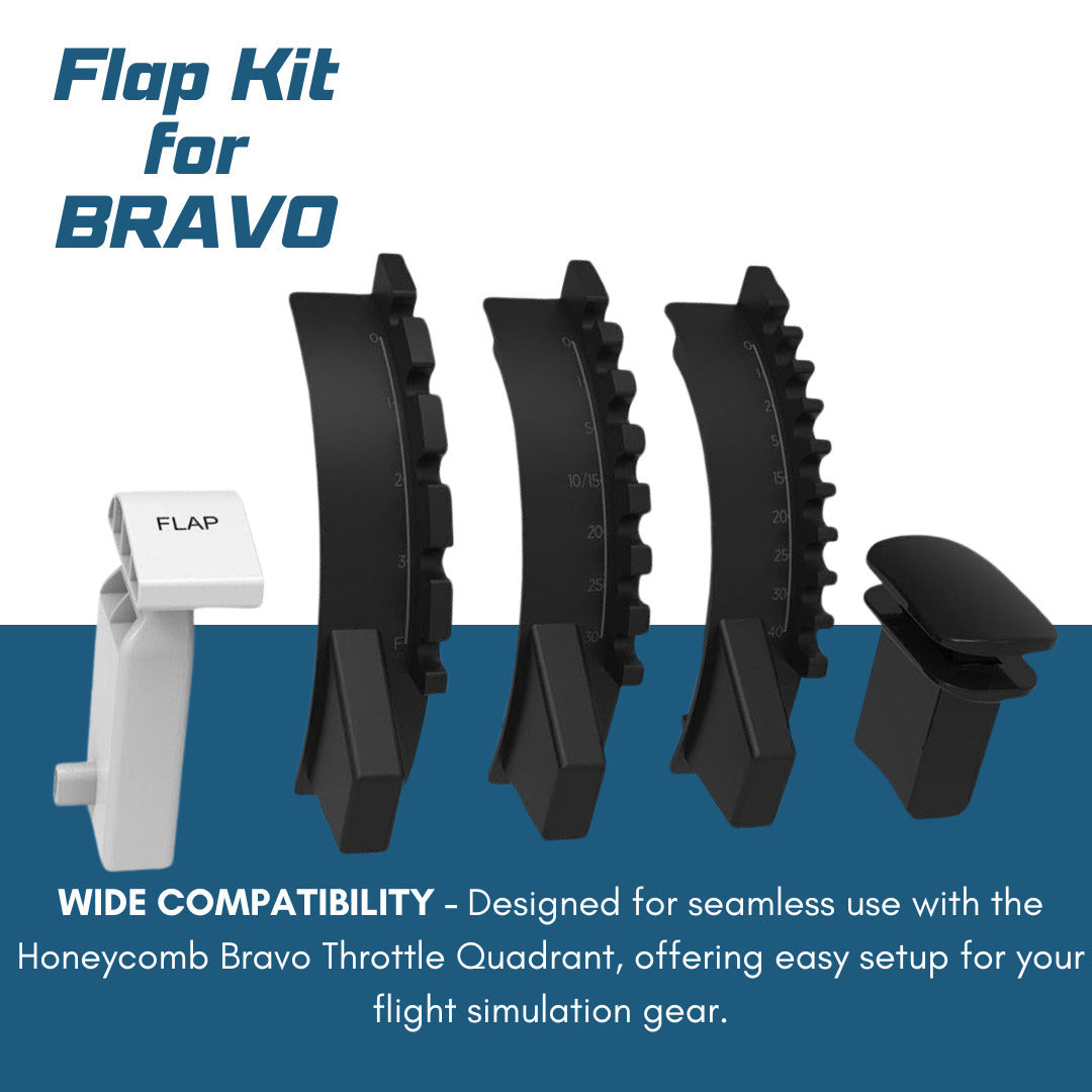 Honeycomb Aeronautical Bravo Throttle Quadrant and Honeycomb Aeronautical GA Trim Wheel Bundle