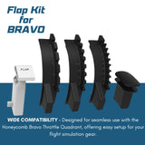 Honeycomb Aeronautical Bravo Throttle Quadrant and Honeycomb Aeronautical GA Trim Wheel Bundle